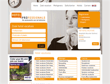 Tablet Screenshot of hotelprofessionals.nl